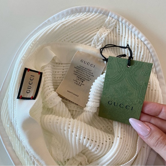 Gucci GG Crochet Knitted Bucket Hat - Picture 8 of 11